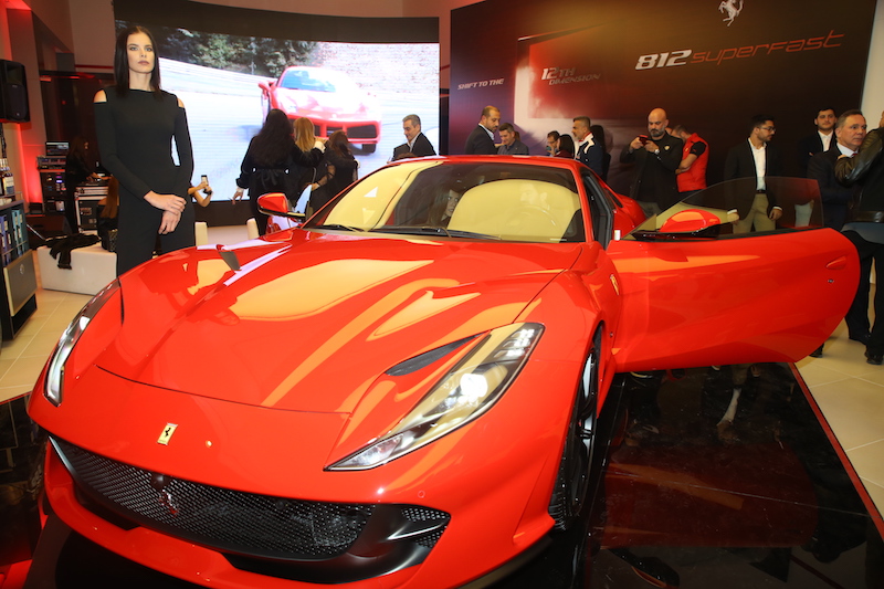 Ferrari 812 Superfast Car Launch
