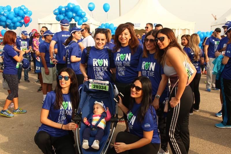 BLOM BANK team at the BLOM BANK Beirut Marathon