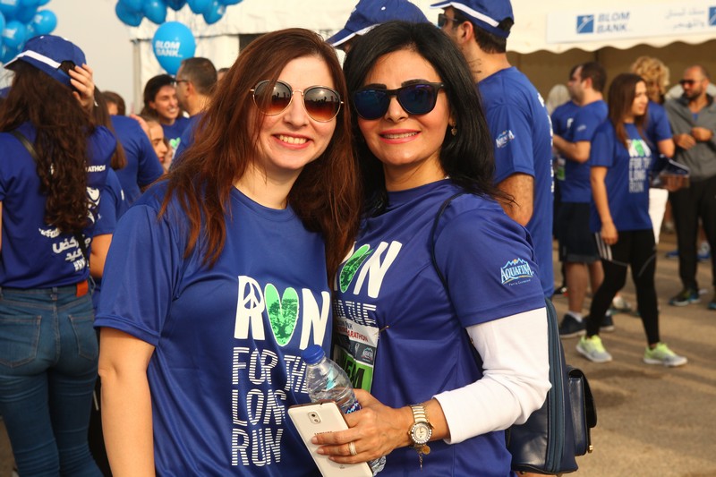 BLOM BANK team at the BLOM BANK Beirut Marathon