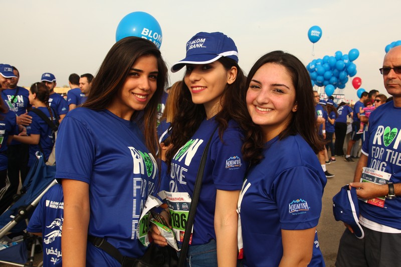 BLOM BANK team at the BLOM BANK Beirut Marathon
