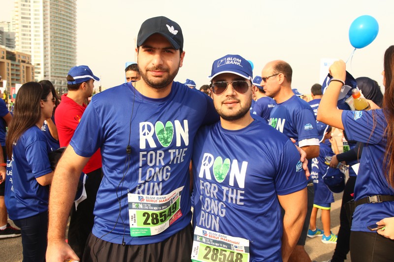 BLOM BANK team at the BLOM BANK Beirut Marathon