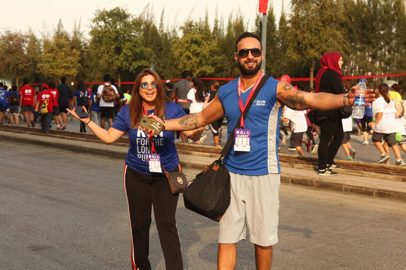BLOM BANK team at the BLOM BANK Beirut Marathon