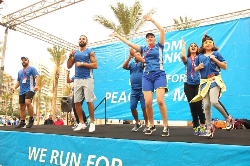 BLOM BANK team at the BLOM BANK Beirut Marathon