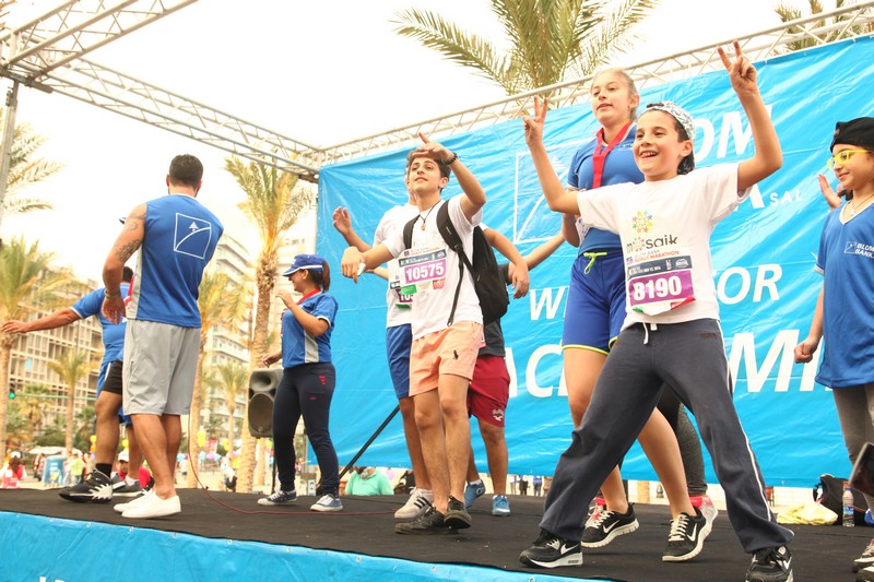 BLOM BANK team at the BLOM BANK Beirut Marathon