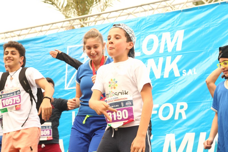 BLOM BANK team at the BLOM BANK Beirut Marathon