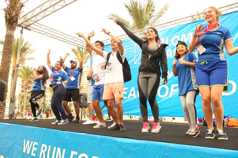BLOM BANK team at the BLOM BANK Beirut Marathon