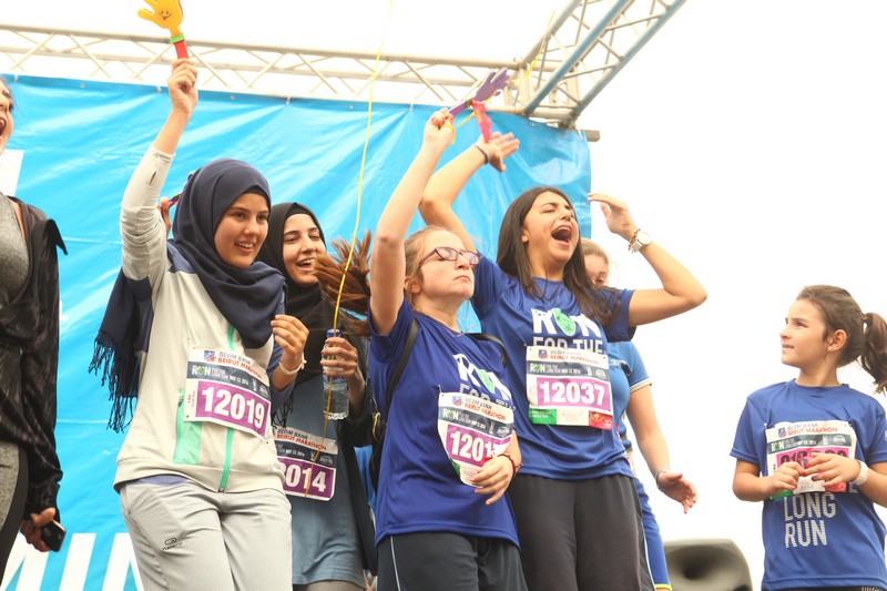 BLOM BANK team at the BLOM BANK Beirut Marathon