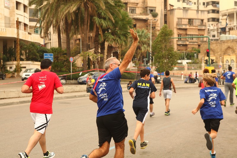 BLOM BANK team at the BLOM BANK Beirut Marathon