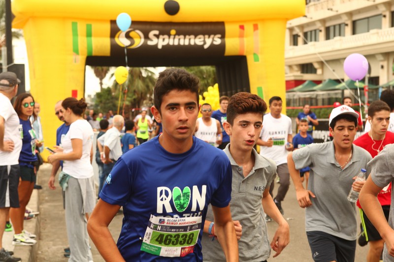 BLOM BANK team at the BLOM BANK Beirut Marathon