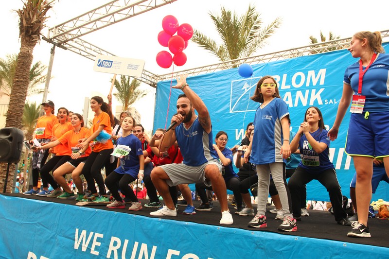 BLOM BANK team at the BLOM BANK Beirut Marathon