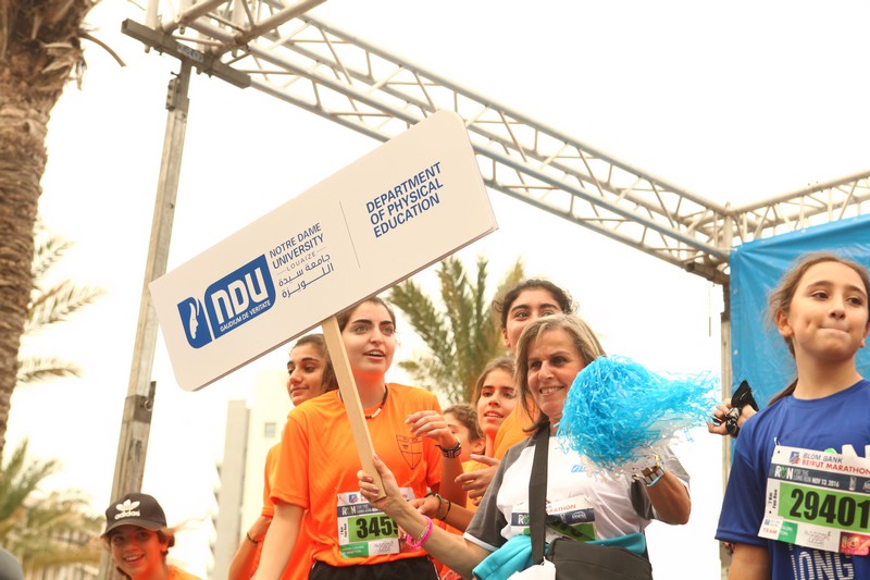 BLOM BANK team at the BLOM BANK Beirut Marathon