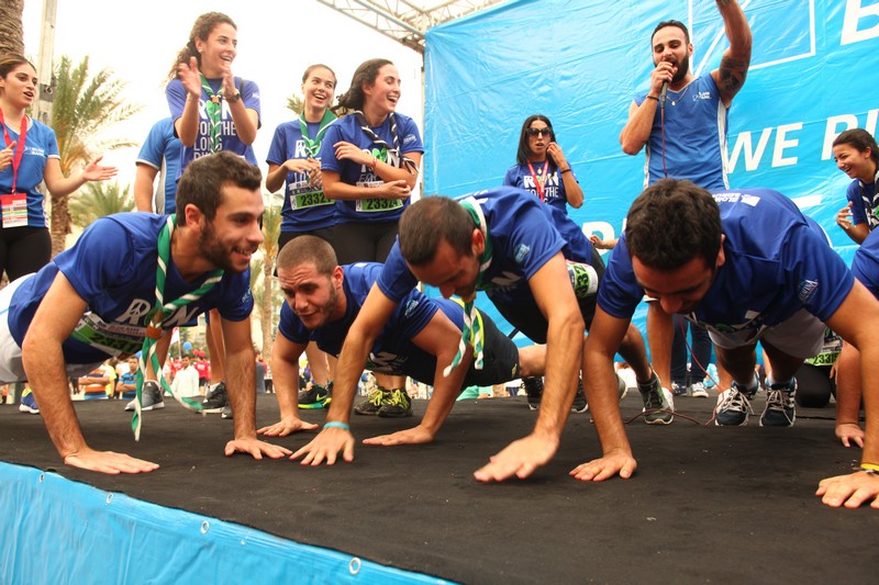 BLOM BANK team at the BLOM BANK Beirut Marathon