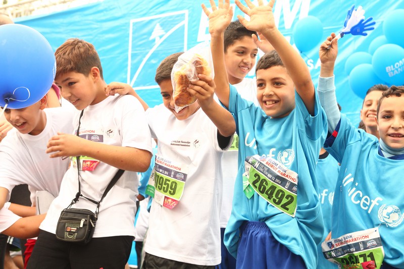 BLOM BANK team at the BLOM BANK Beirut Marathon