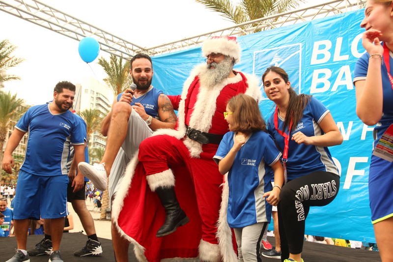 BLOM BANK team at the BLOM BANK Beirut Marathon