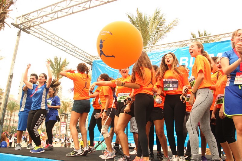 BLOM BANK team at the BLOM BANK Beirut Marathon