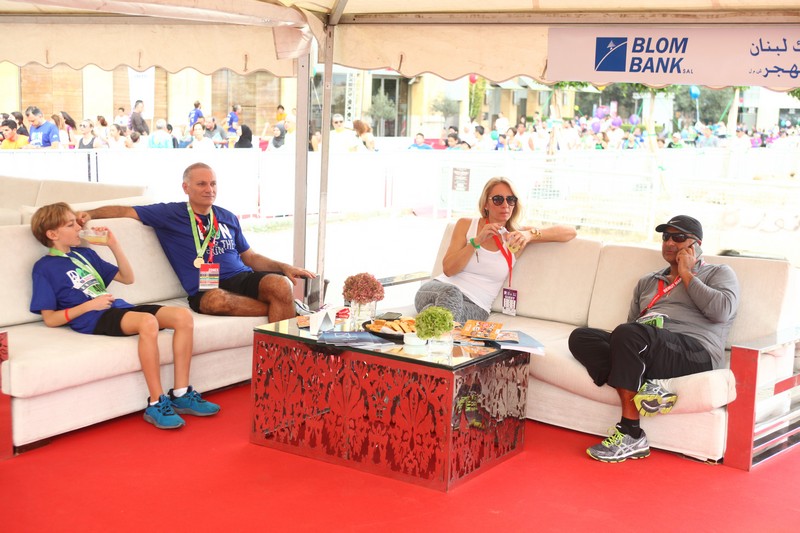 BLOM BANK team at the BLOM BANK Beirut Marathon