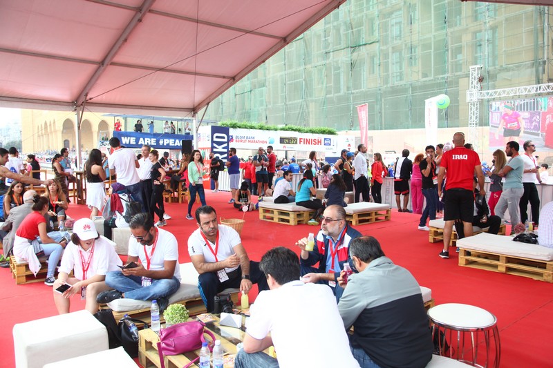 BLOM BANK team at the BLOM BANK Beirut Marathon