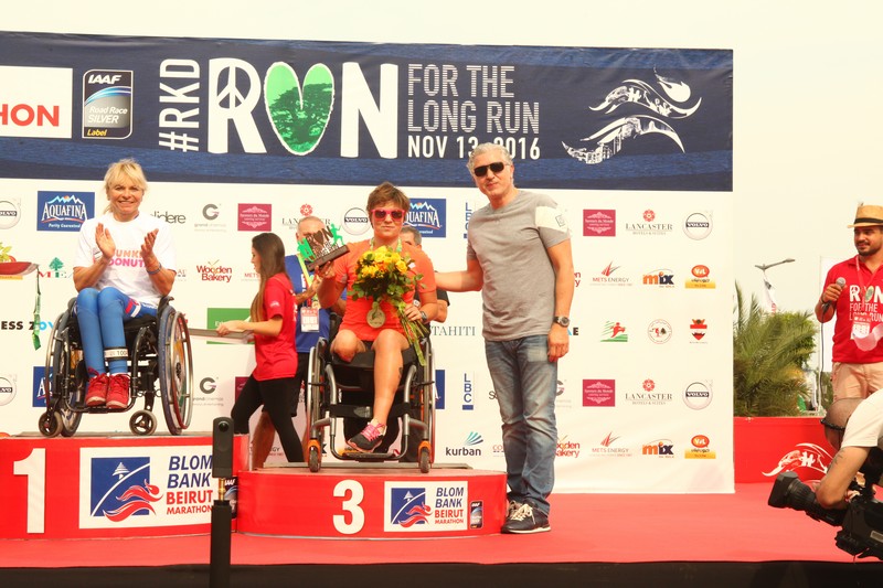 BLOM BANK team at the BLOM BANK Beirut Marathon