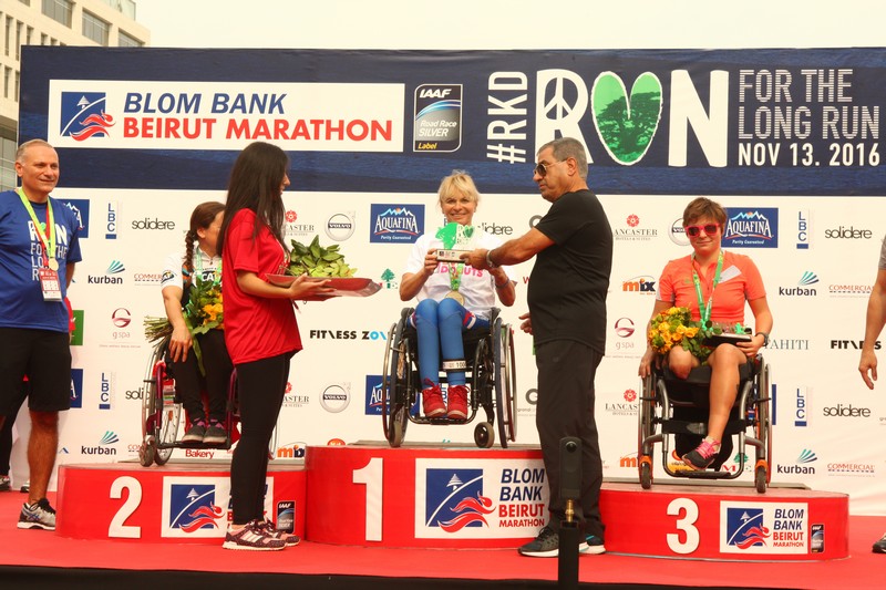 BLOM BANK team at the BLOM BANK Beirut Marathon