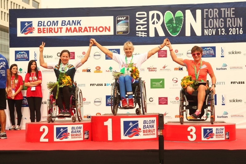 BLOM BANK team at the BLOM BANK Beirut Marathon