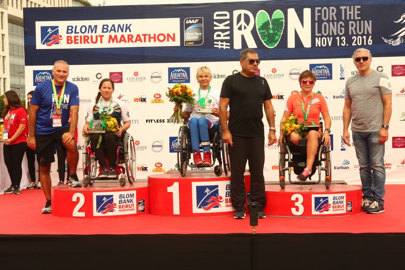 BLOM BANK team at the BLOM BANK Beirut Marathon