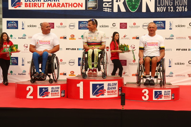 BLOM BANK team at the BLOM BANK Beirut Marathon