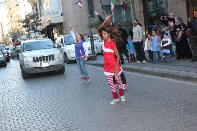 Virgin Megastore Flash Mob At Hamra 