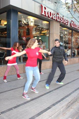 Virgin Megastore Flash Mob At Hamra 