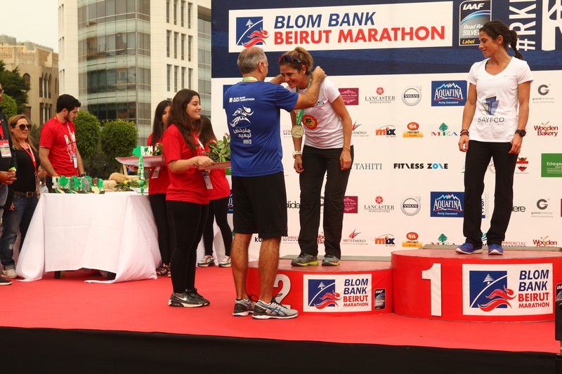 BLOM BANK team at the BLOM BANK Beirut Marathon