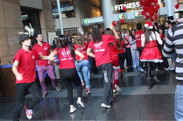 Virgin Megastore Flash Mob At Hamra 