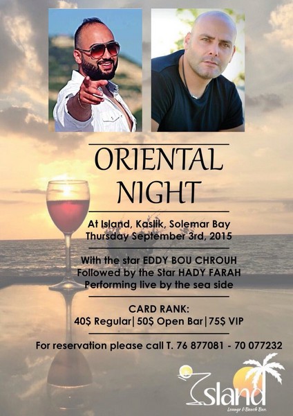 Oriental Night at Island 