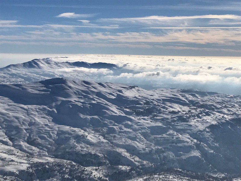 Lebanon covered by snow 