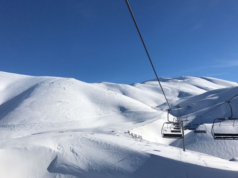 Lebanon covered by snow 