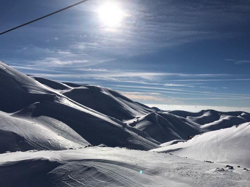 Lebanon covered by snow 