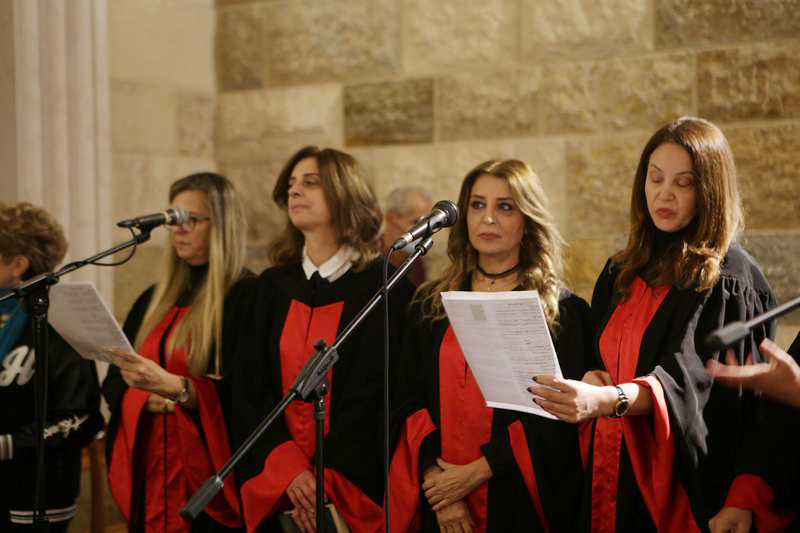 Acsauvel honoring Mrs Nabila Jabbour Fares