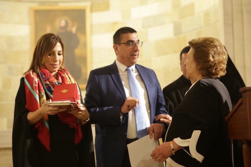 Acsauvel honoring Mrs Nabila Jabbour Fares