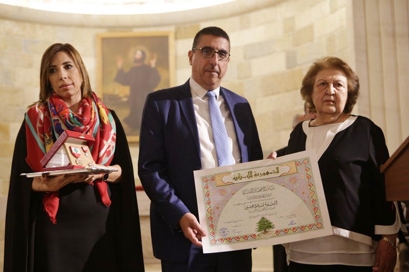 Acsauvel honoring Mrs Nabila Jabbour Fares