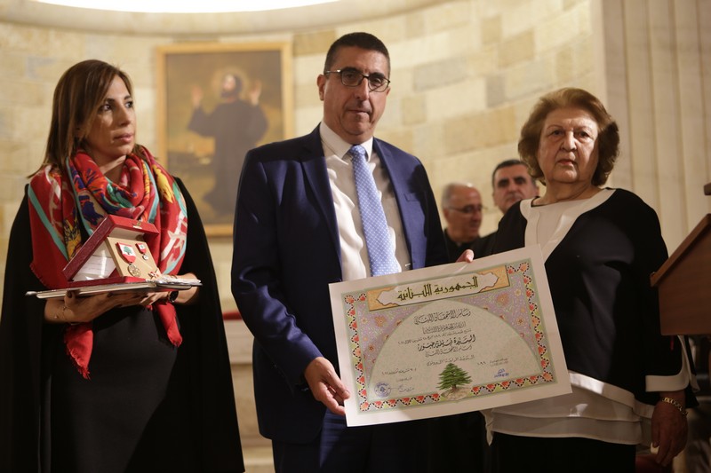 Acsauvel honoring Mrs Nabila Jabbour Fares