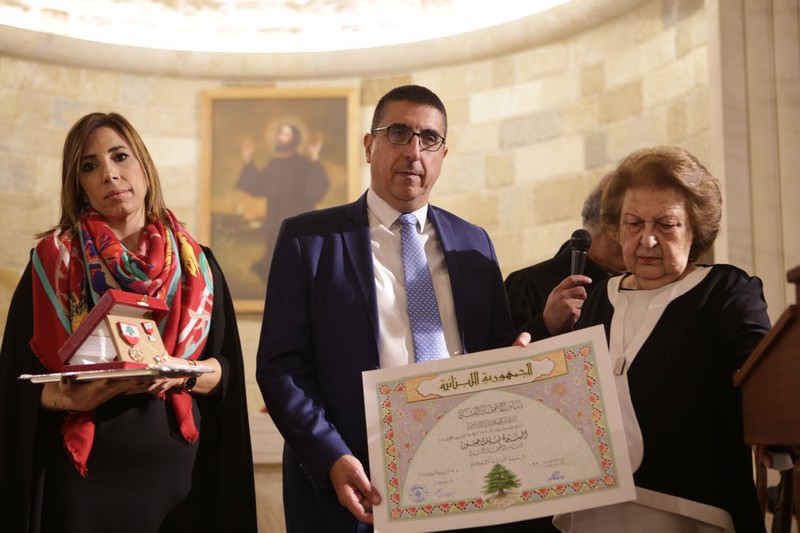 Acsauvel honoring Mrs Nabila Jabbour Fares