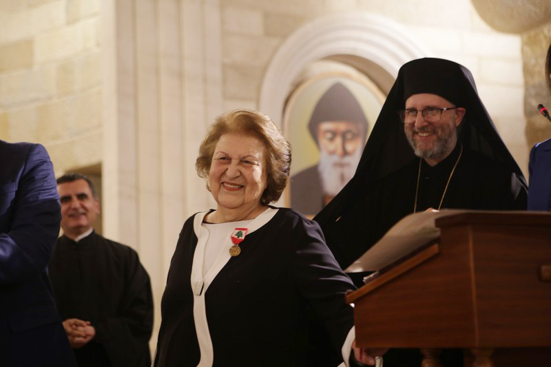Acsauvel honoring Mrs Nabila Jabbour Fares