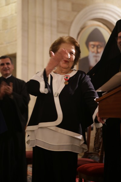 Acsauvel honoring Mrs Nabila Jabbour Fares