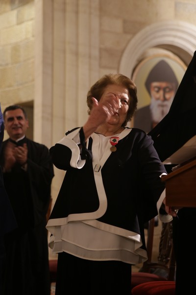 Acsauvel honoring Mrs Nabila Jabbour Fares