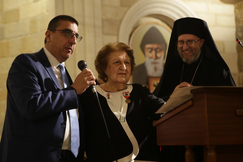 Acsauvel honoring Mrs Nabila Jabbour Fares