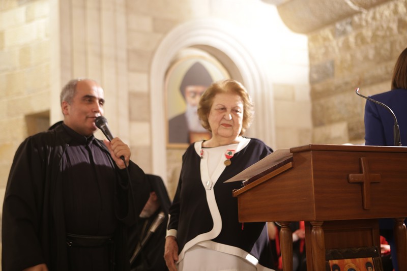Acsauvel honoring Mrs Nabila Jabbour Fares