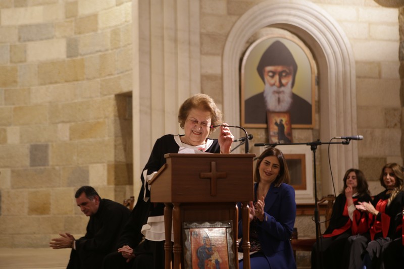 Acsauvel honoring Mrs Nabila Jabbour Fares