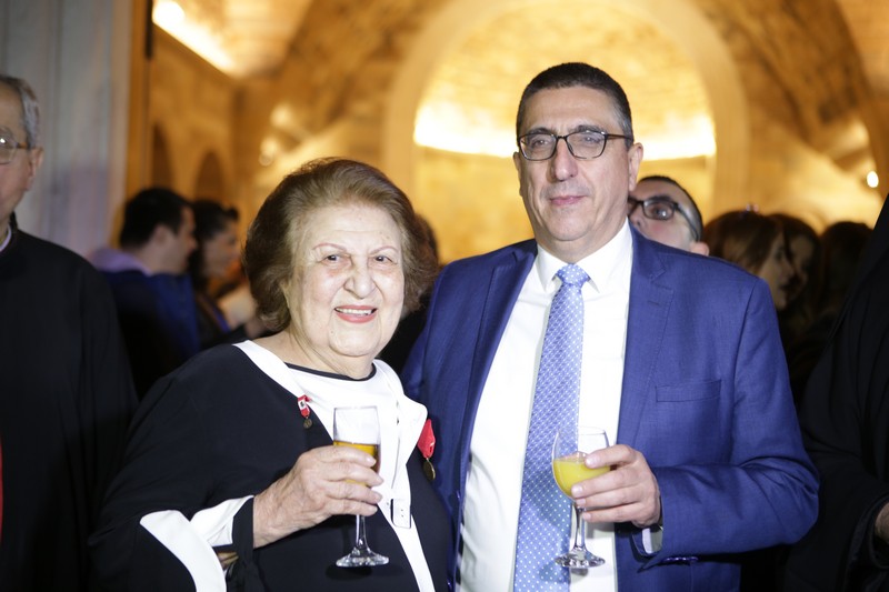 Acsauvel honoring Mrs Nabila Jabbour Fares