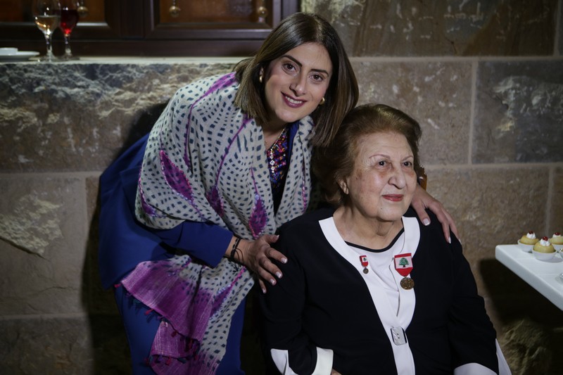 Acsauvel honoring Mrs Nabila Jabbour Fares