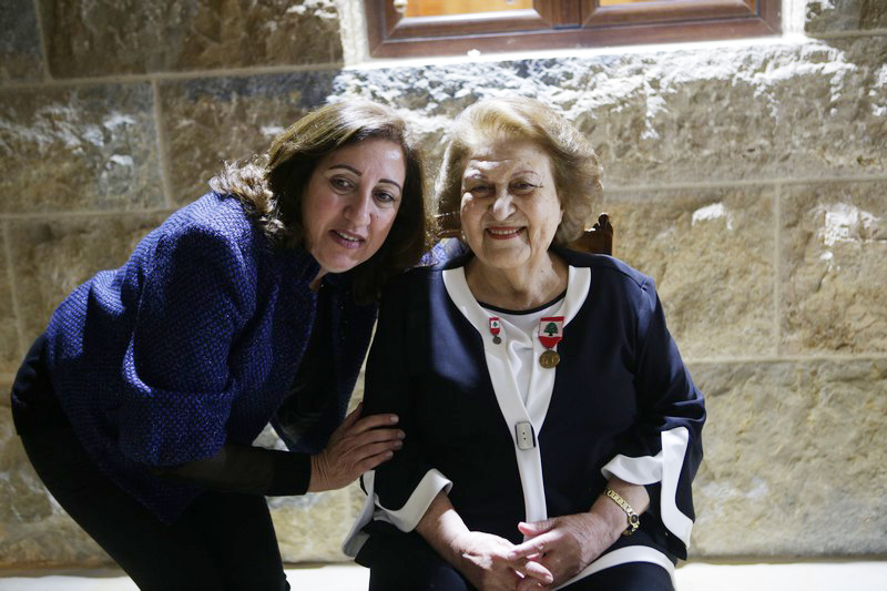 Acsauvel honoring Mrs Nabila Jabbour Fares