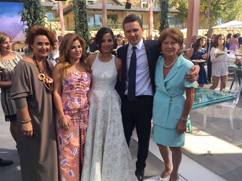 Bassel And Marianne Frangieh Wedding Party