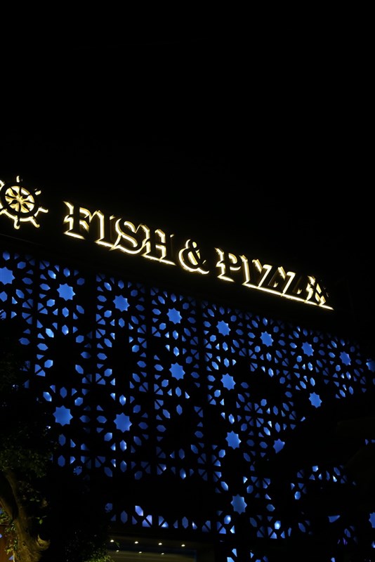 Dinner at Fish & Pizza Rawche